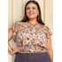 Estilosa Blusa Feminina Larguinha Moda Evangélica Plus Size