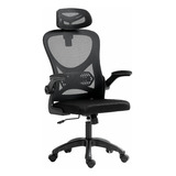 Estocasa Cadeira Ergonometra Escritorio Estofado Confortável Premium Cor Preto Material Do Estofamento Tecido