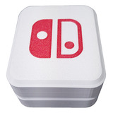 Estojo Case 3d Porta 16 Cartuchos Nintendo Switch Oled Nf e