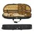 Estojo Case Meia Lua C/higrometro Violino 4/4 Marrom Luxo