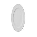 Estojo Com 6 Pratos Sobremesa. Modelo Redondo Voyage. Branca. Fabricado Pela Porcelana Schmidt. A Legítima Porcelana Desde 1945 Qualidade Beleza E Resistência