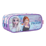 Estojo Duplo Escolar Frozen