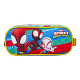 Estojo Duplo Escolar Marvel
