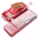 Estojo Escolar Automático Criminal Retro 80 S Papelaria