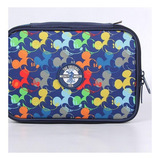 Estojo Escolar Dermiwil Mickey Colors Azul Marinho - 51932