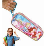 Estojo Escolar Infantil Rosa