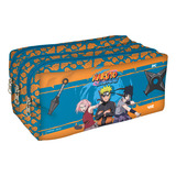 Estojo Escolar Triplo Naruto