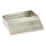 Estojo Inox Perfurado Para Esterilização Autoclave 18x8x3cm