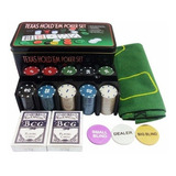 Estojo Jogo Poker Texas