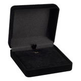 Estojo Linha Veludo   Estojo Medalha Colar Universal Preto