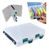 Estojo Organizador Pesca Doble Transparente Isca Ate14cm