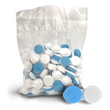 Estojo Para Lentes De Contato Pack Lens Eco Gel Azul 50 Unid