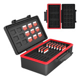 Estojo Premium Porta Cartão Memória Sd   Micro Sd 36 Slot