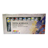 Estojo Tinta Acrilica Corfix