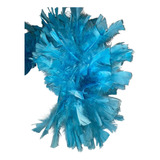 Estola Bua Boa Pluma Casamento Estola Noiva Azul Un