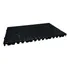 Estrado Palete Piso Plástico 100x60cm Deck Pallet Resistente Cor Preto