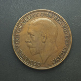 Estrangeira - Moeda De Bronze One Penny 1927
