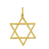 Estrela De Davi Ouro