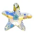 Estrela Do Mar Cristal Swarovski 2,8 Cm Aurora Boreal