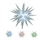 Estrela Inflavel Com Led