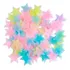 Estrelas Fluorescentes X100 Brilham No Escuro  Brilham Multicoloridas