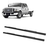 Estribo Preto F 350 1999 A 2012 Oblongo Cabine Dupla