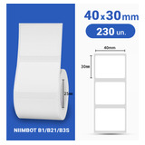 Etiqueta 40x30mm Branca 230un