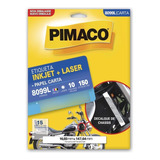 Etiqueta 8099l Decalque De Chassis 10fls Pimaco Inkjet Laser