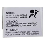 Etiqueta Air Bag Vectra 2001 2002 2003 2004 Gm 93251314