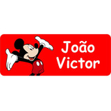 Etiqueta Escolar Mickey Personalizada