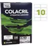 Etiqueta Impressora Carta 50,8x101,6mm 100 Fl Cc183 Colacril Cor Branco