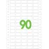 Etiqueta Impressora Matricial 26x15 Mm 5 Carreiras C/ 45.000 Cor Branco