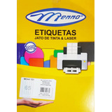 Etiqueta Ink jet laser A4 351 21 2x38 2 Menno 6500uni 