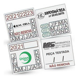 Etiqueta Lacre Destrutiva De
