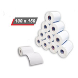 Etiqueta Térmica 10x15 100x150 Kit Com 10 Rolo 200 Un Cor Branco Gigantes Do Bazar