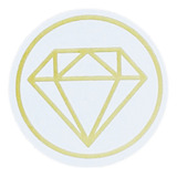 Etiquetas Adesivas Diamante Com