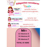 Etiquetas Escolares Criacao De