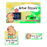 Etiquetas Personalizadas Material Escolar