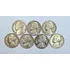 Eua 5 Cents Nickel 7 Moedas Décadas 1940 1950 Veja