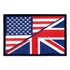 Eua American Uk Union Jack Flag Patch Bordado Moral Iron On