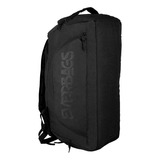 Everbags Mala Mochila Bolsa 47l Viagem Treino Fitness Academia Esportiva Confortável Preto Liso