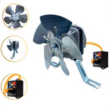 Exaustor Para Churrasqueira 150mm Hélice De Alumínio Dimmer