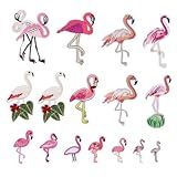 Exceart Definir Adesivos De Toque De Flamingo Patch Bordado Patches Bordados Remendos Bordados De Animais Aplique De Reparação De Tecido Decoração Roupas De Meninas Delicado