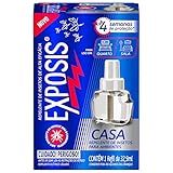 Exposis Casa  Repelente Elétrico Líquido Para Tomada  Refil  Sala E Quarto  Alta Eficácia  Até 4 Semanas De Proteção  32 9ml