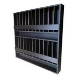 Expositor Cigarros Preto 24 Raias 2 Andares 2 Nichos
