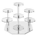 Expositor De Acrílico Risers  Organizador De Perfume Para 7