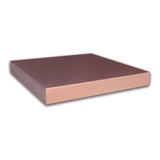 Expositor De Joias Base Quadrada Rose Gold - 15 Cm