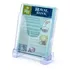 Expositor Porta Panfleto Aviso Folder Multiuso Cristal Waleu