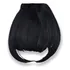 Extensão De Cabelo Franja Falsa Human Hair Weng   Cor Preto Cor 01