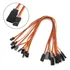 Extensão De Servo 50cm 26awg 10x, Aeromodelo, Futaba Jr, Rc